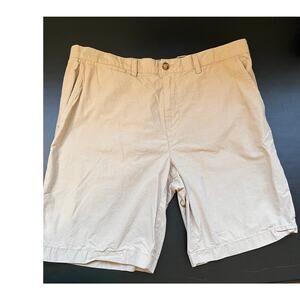 Tommy Hilfiger Shorts Mens 38 Tan Cotton Ripstop 10"